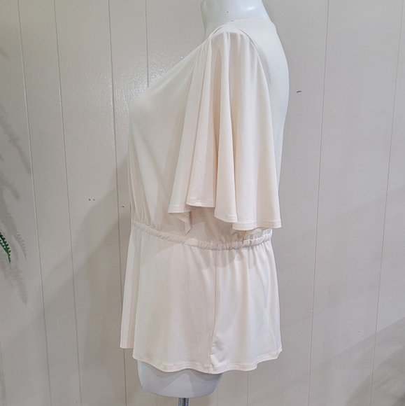 Women's Casual Boho Embroidered V Neck Shirt Casual Loose Sz XL - Picture 4 of 7